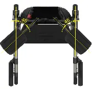 Rehasense Outdoor Arthritis Rollator Navigator AIR mit Unterarmauflagen Zusätzliches Produktbild für Arthritis Rollator Navigator AIR mit Unterarmauflagen