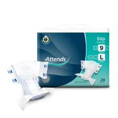 Produktdetails: Attends Slip Regular Hüftumfang 100-150 cm Produktbild Attends Slip Regular Hüftumfang 100-150 cm