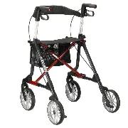 Leichtgewicht Rollator Elan Classic anthrazit rot Zusätzliches Produktbild für Leichtgewicht Rollator Elan Classic - Elan Plus