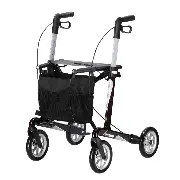 Leichtgewicht Rollator Vital Carbon Plus rubinrot Zusätzliches Produktbild für Russka Rollator Vital Carbon - Carbon Plus