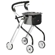 Trust Care Lets Go Indoor Rollator Schwarz-silber Zusätzliches Produktbild für Indoor Rollator Lets Go
