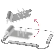 ORNAMIN Essbrettchen 900 Zusätzliches Produktbild für ORNAMIN Ess- u. Zubereitungsbrett 910 mit Stop-Trick