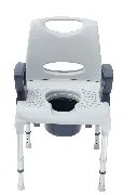 Duschstuhl-Toilettenstuhl AQ-Tica Zusätzliches Produktbild für Duschstuhl-Toilettenstuhl AQ-Tica Komfort grau