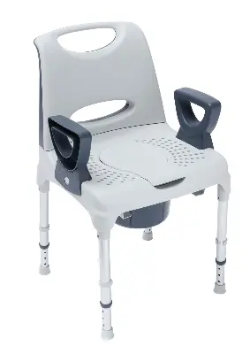 Produktdetails: Duschstuhl-Toilettenstuhl AQ-Tica Komfort grau Produktbild Duschstuhl-Toilettenstuhl AQ-Tica Komfort grau