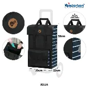Andersen Royal Shopper Jella blau Zusätzliches Produktbild für Andersen Royal Shopper Jella blau