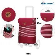 Einkaufshilfe mit Treppensteiger Andersen Scala Shopper Tilde rot Zusätzliches Produktbild für Andersen Treppensteiger Scala Shopper Tilde rot