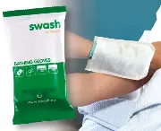 Swash Gold Gloves – Körper-Waschhandschuh Zusätzliches Produktbild für Arion Swash Gold Gloves, Parfürmfrei