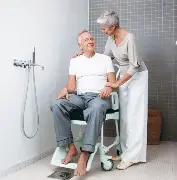 Zusätzliches Produktbild für Dusch- und Toilettenrollstuhl Etac Clean