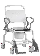 Rebotec Toilettenrollstuhl Hamburg höhenverstellbar Zusätzliches Produktbild für Rebotec Toilettenrollstuhl Hamburg, höhenverstellbar