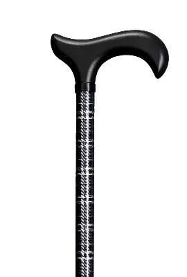 Produktdetails: Gehstock Leichtmetall-Derby Karo Grau Produktbild Gehstock Leichtmetall-Derby Karo Grau