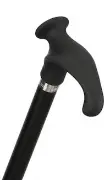 Zusätzliches Produktbild für Faltstock DeLuxe-Relax mit anatomischem Softtouch-Griff, schwarz
