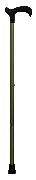 Zusätzliches Produktbild für Gehstock Uni Melbourne Soft Racing Green