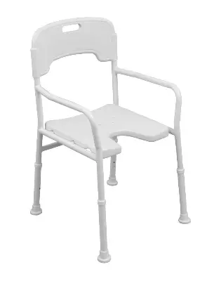 Produktdetails: Russka Duschstuhl Aluminium, starr Produktbild Russka Duschstuhl Aluminium, starr