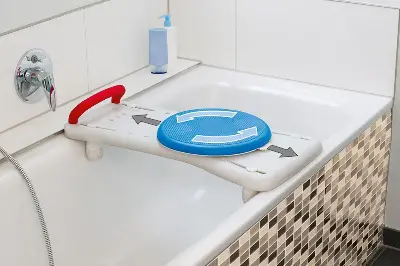 Produktdetails: Badebrett Deluxe mit Soft-Drehsitz Produktbild Badebrett Deluxe mit Soft-Drehsitz