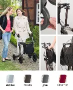 Leichtgewichtrollator Russka Vital Plus- grau Zusätzliches Produktbild für Leichtgewicht Rollator Vital Plus
