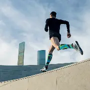 Bauerfeind Sports Knee Support Rivera Zusätzliches Produktbild für Bauerfeind Men Run Performance Compression Socks