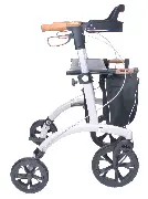 mit optionalem Rückengurt Zusätzliches Produktbild für Outdoor Rollator SALJOL Allround mit Vollausstattung