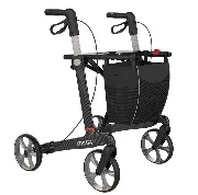 Leichtgewicht Rollator Athlon Carbon mit TPE Rad Zusätzliches Produktbild für Carbon Rollator Athlon SL