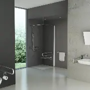Etac Safe Pro Duschhandlauf inkl. Brausehalter Zusätzliches Produktbild für Haltegriff ConceptPro Duschhandlauf inklusive Brausehalter