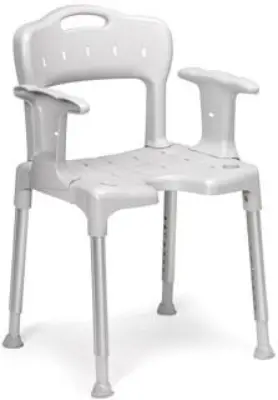 Produktdetails: Duschstuhl Swift komplett, grau Produktbild Duschstuhl Swift komplett, grau