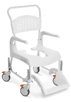 Produktdetails: Dusch-u.Toilettenrollstuhl ETAC Clean höhenverstellbar, weiß Produktbild Dusch-u.Toilettenrollstuhl ETAC Clean höhenverstellbar, weiß