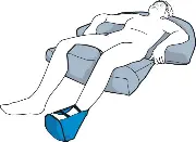 CareWave Fersenfreilagerung Anwendung 1 Zusätzliches Produktbild für SHP Carepur Fersenfreilagerung M / S