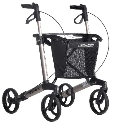 Produktdetails: Leichtgewicht Rollator Gemino 30 silbergrau Produktbild Leichtgewicht Rollator Gemino 30 silbergrau