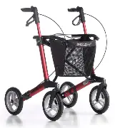 Leichtgewichtrollator Gemino 30 Comfort mit Softrädern  Zusätzliches Produktbild für Leichtgewicht Rollator Gemino 30 Comfort