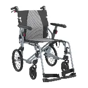 Transportrollstuhl ICON35 LX silber Zusätzliches Produktbild für Transportrollstuhl ICON 35LX mit 14 Zoll