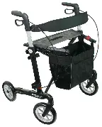 Leichtgewicht Rollator Athlon Carbon Komfort mit optionalem Rückengurt Zusätzliches Produktbild für Carbon Rollator Athlon HD extrabreit