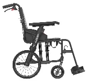 Transportrollstuhl ICON35 LX silber Zusätzliches Produktbild für Transportrollstuhl ICON 35LX mit 14 Zoll
