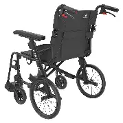 Transportrollstuhl ICON35 LX silber Zusätzliches Produktbild für Transportrollstuhl ICON 35LX mit 14 Zoll