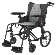 Transportrollstuhl ICON35 LX silber Zusätzliches Produktbild für Transportrollstuhl ICON 35LX mit 14 Zoll