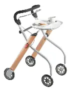 Trust Care Lets Go Indoor Rollator Buche-Silber Zusätzliches Produktbild für Indoor Rollator Lets Go