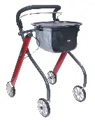 Trust Care Lets Go Indoor Rollator Rot-Schwarz Zusätzliches Produktbild für Indoor Rollator Lets Go