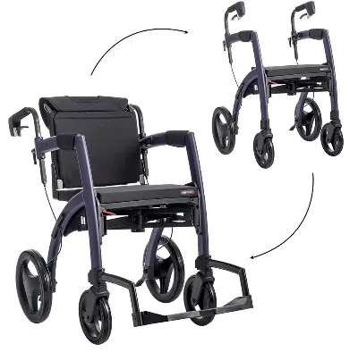 Produktdetails: Rollz Motion 2 - Rollator-Rollstuhl in einem Produktbild Rollz Motion 2 - Rollator-Rollstuhl in einem