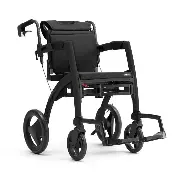 Rollz Motion 2M Matt Black mit Rollstuhlpaket pannensicher Zusätzliches Produktbild für Rollz Motion 2 - Rollator-Rollstuhl in einem