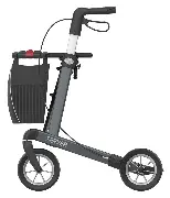 Leichtgewicht Rollator Server Komfort Softrad, weinrot Zusätzliches Produktbild für Leichtgewicht Rollator Server Komfort