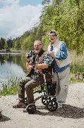 Keine Abbildung zugeordnet  Zusätzliches Produktbild für Outdoor Rollator SALJOL Allround mit Vollausstattung