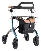 Carbon Rollator Saljol CR62 British Green mit Extra Auflage für die Handfläche Zusätzliches Produktbild für Saljol Carbon Rollator mit Vollausstattung