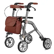 Reise Leichtgewicht Rollator Trive Zusätzliches Produktbild für Leichtgewicht Rollator Uplivin Trive mit Doppelfaltung