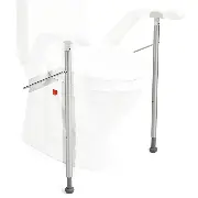 Zusätzliches Produktbild für Etac My-Loo fest Toilettensitzerhöhung mit Armlehnen