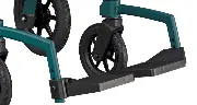 Rollz Motion 2M Performance Jungle Green mit Rollstuhlpaket mit luftbereiften Hinterrädern Zusätzliches Produktbild für Rollz Motion Performance Rollator-Rollstuhl in einem