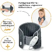 Beurer Heizkissen HK49 Cosy für Bauch und Rücken, grau Zusätzliches Produktbild für Beurer Heizkissen HK49 Cosy für Bauch und Rücken, grau