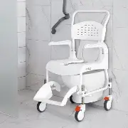 Dusch-u.Toilettenrollstuhl ETAC Clean höhenverstellbar, weiß Zusätzliches Produktbild für Dusch-u.Toilettenrollstuhl ETAC Clean höhenverstellbar, weiß