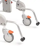 optionaler Kippschutz, Etac Dusch- und Toilettenrollstuhl Swift Mobil Zusätzliches Produktbild für Etac Dusch- und Toilettenrollstuhl Swift Mobil Tilt-2 mit Kippfunktion