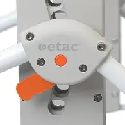 werkzeuglose Höhenverstellung beim Etac Swift Mobil Zusätzliches Produktbild für Etac Dusch- und Toilettenrollstuhl Swift Mobil Tilt-2 mit Kippfunktion