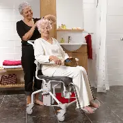 Etac Dusch- und Toilettenrollstuhl Swift Mobil Zusätzliches Produktbild für Dusch- und Toilettenrollstuhl Etac Swift Mobil-2