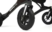 Gemino 30 Carbon jetzt mit weichen Softrädern Zusätzliches Produktbild für Rollator Gemino 30 Carbon Comfort