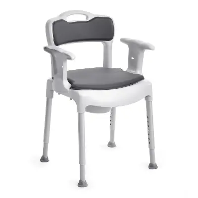 Produktdetails: Etac Toilettenstuhl Swift mit Polster Produktbild Etac Toilettenstuhl Swift mit Polster